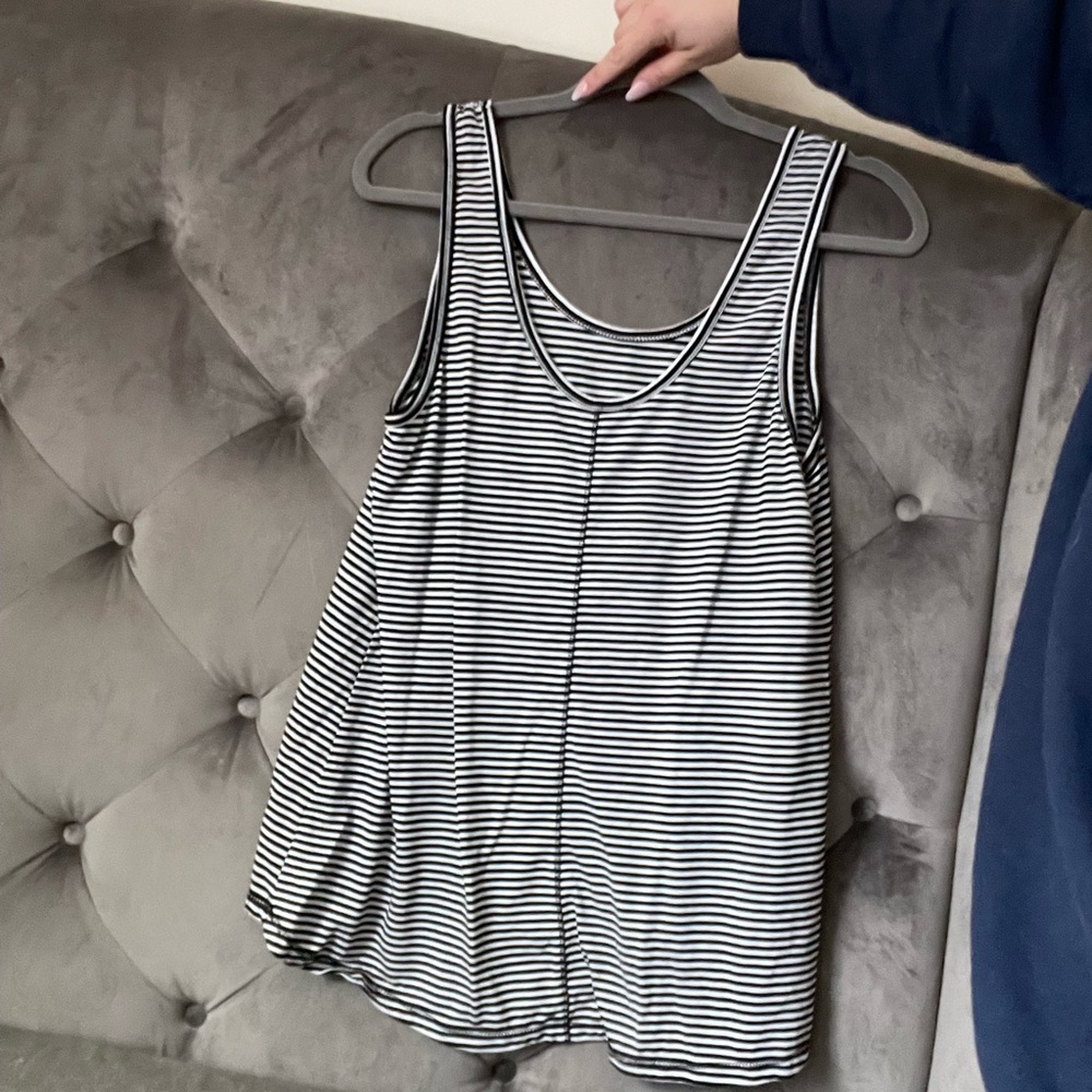 Casual striped tank top